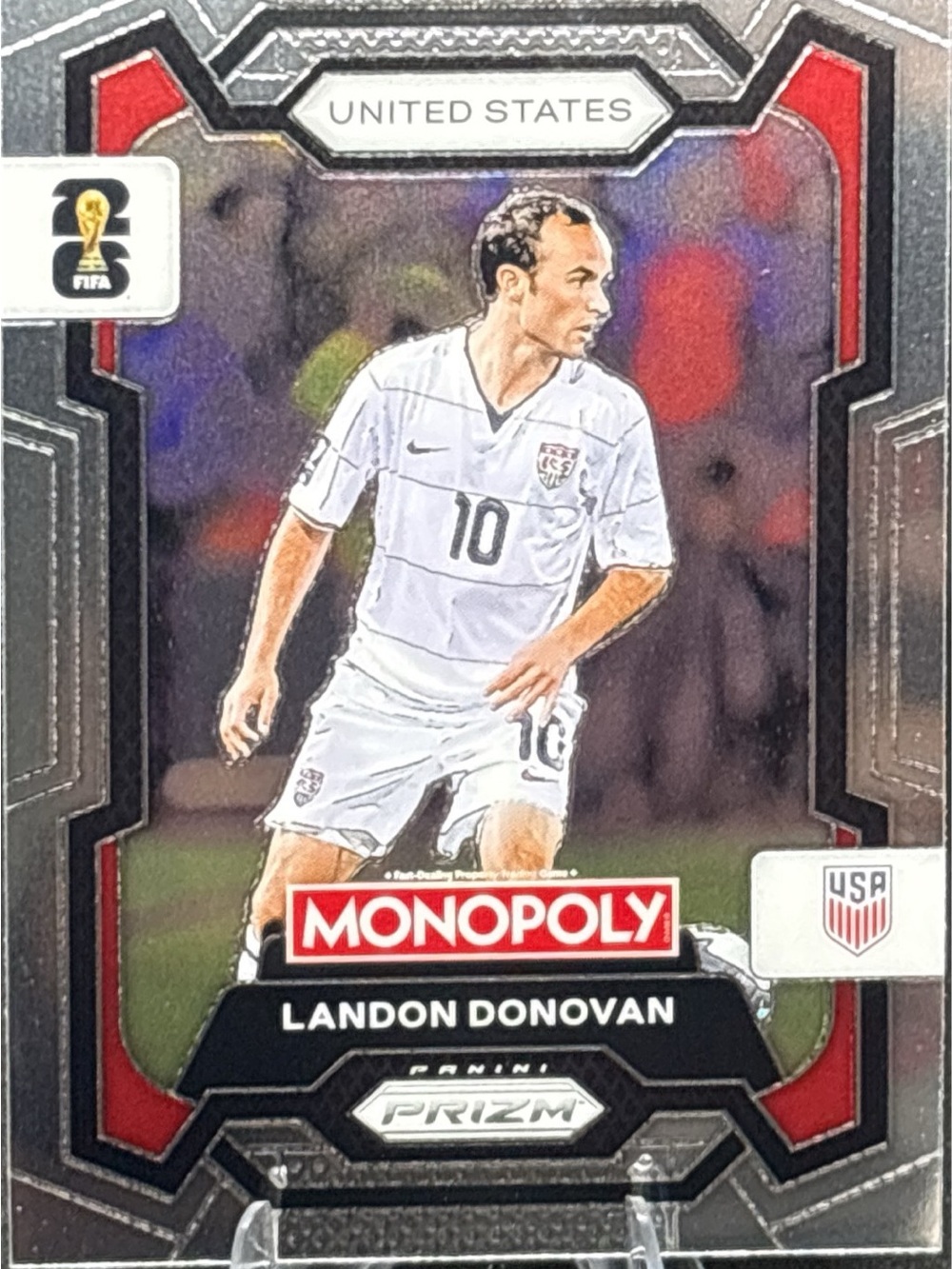 Panini Prizm Monopoly Landon Donovan Soccer Card